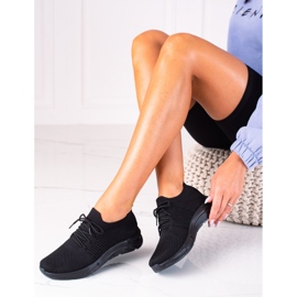 SHELOVET Calçado desportivo preto 1