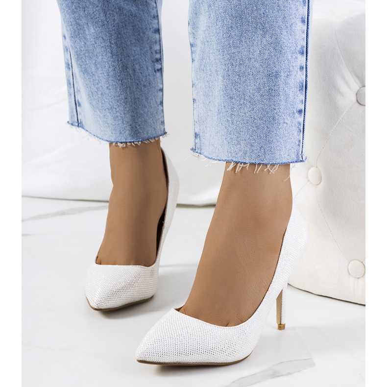 Salto Macerra branco brilhante 1