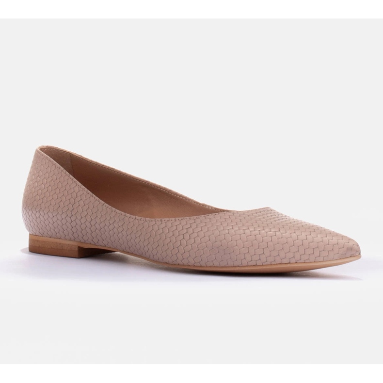 Marco Shoes bailarinas sutis bege 1