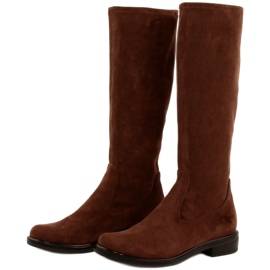 Botas femininas Caprice Stretch 25512-29 316 Dk Cognac Stre marrom 2