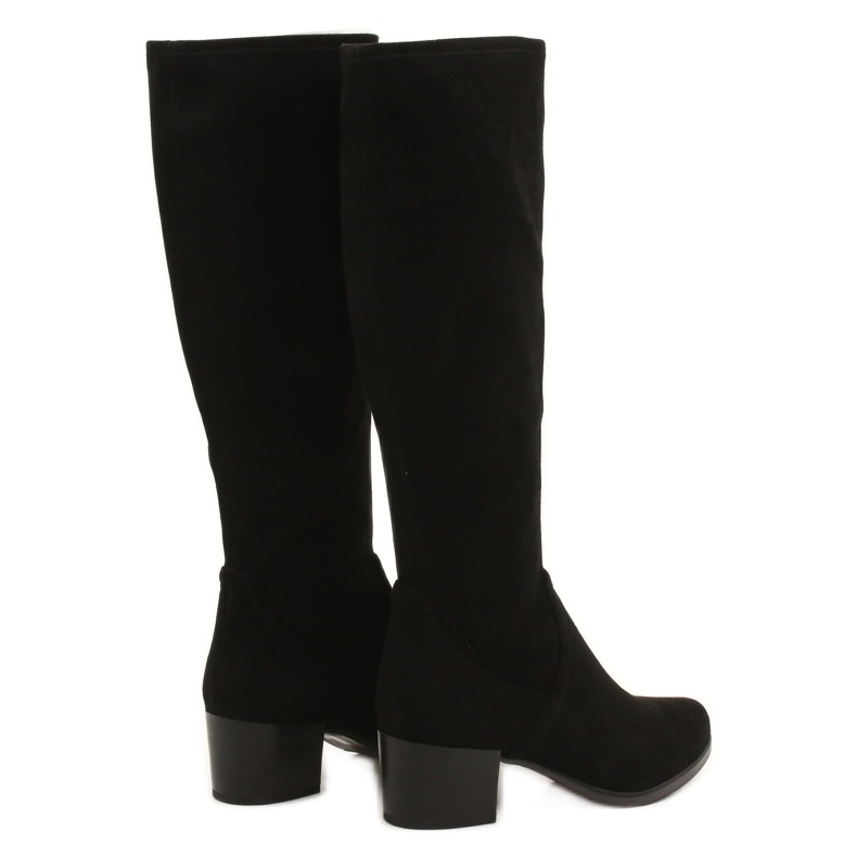 Botas elásticas femininas Caprice 25506-41 044 pretas preto 3 Botas elásticas femininas Caprice 25506-41 044 pretas preto 3