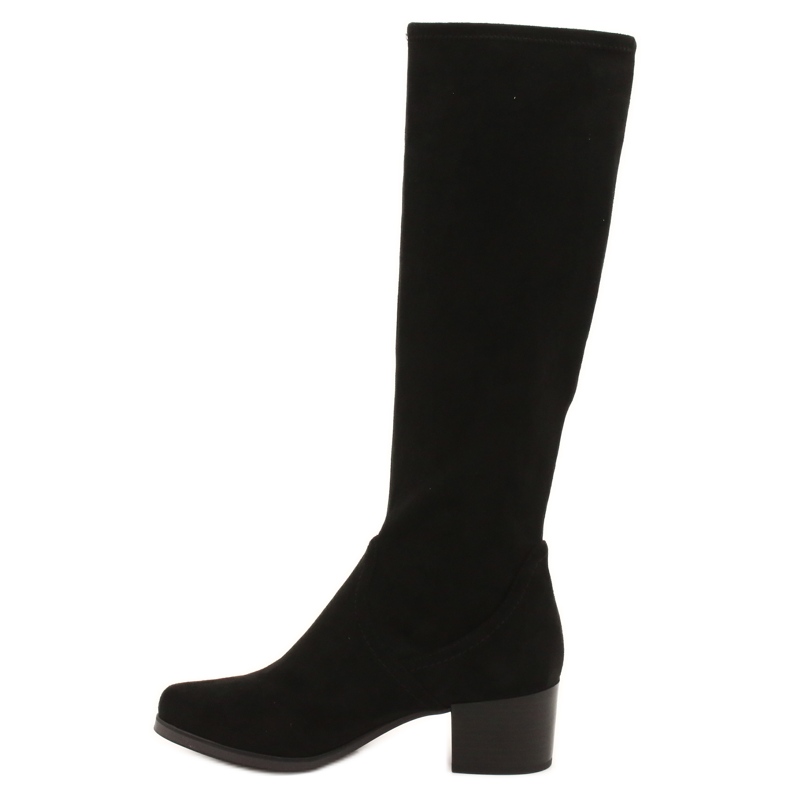 Botas elásticas femininas Caprice 25506-41 044 pretas preto 1 Botas elásticas femininas Caprice 25506-41 044 pretas preto 1