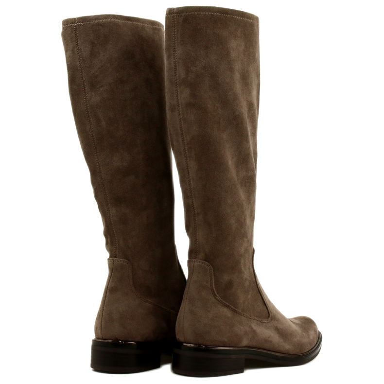 Botas elásticas femininas Caprice 25512-29 306 Cafe Stretch castanho 4