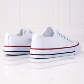 Tênis infantil com cadarço Vico branco 1 Tênis infantil com cadarço Vico branco 1