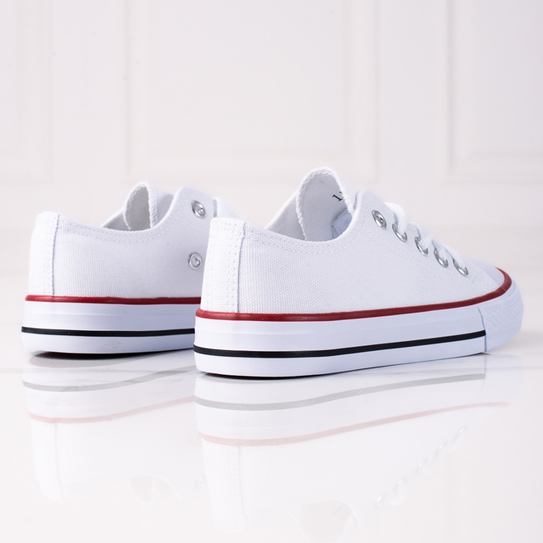 Tênis infantil com cadarço Vico branco 1 Tênis infantil com cadarço Vico branco 1