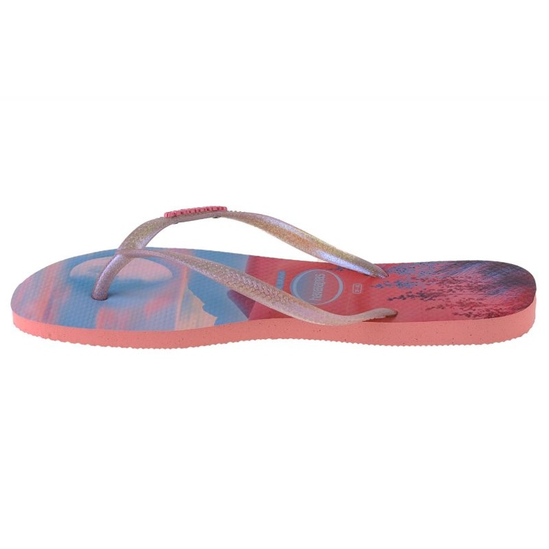 Chinelos Havaianas Slim Paisage 4132614-5217 rosa 1