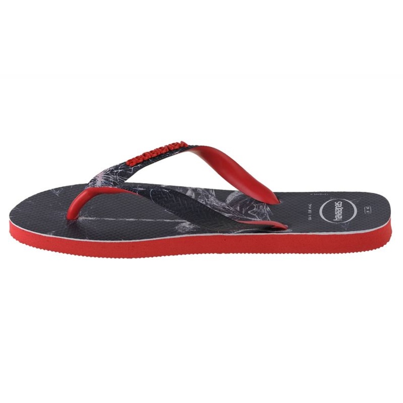 Chinelos Havaianas Top Marvel Premium 4147155-2090 preto 1