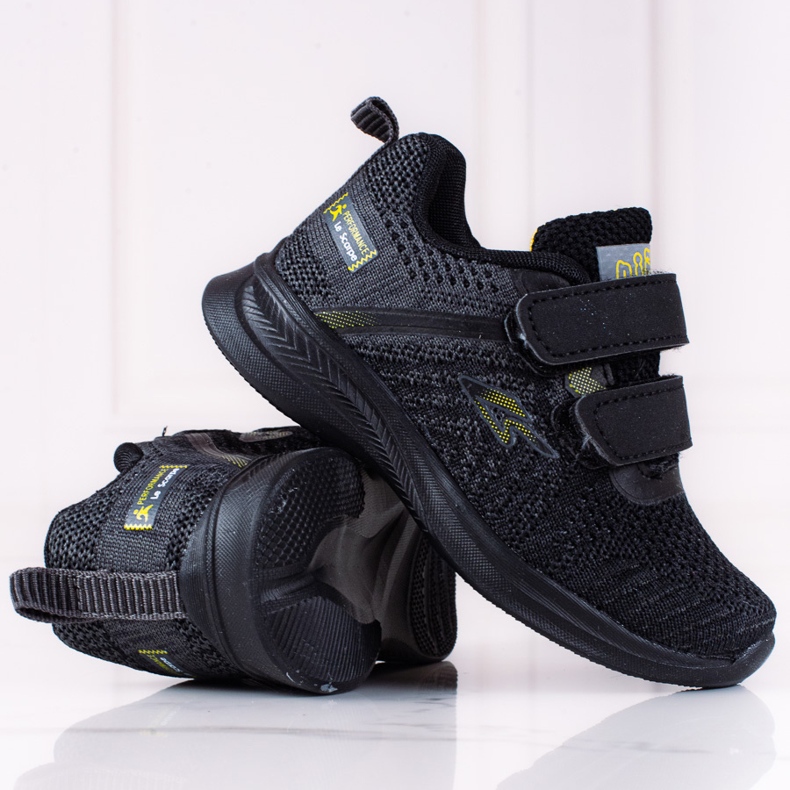 Sapatilhas de menino Shelovet em tecido cinzento e preto cinza 1