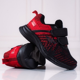 Tênis Shelovet meninos material vermelho e preto 1