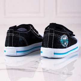 Sapatilhas de menino Shelovet com velcro preto 1