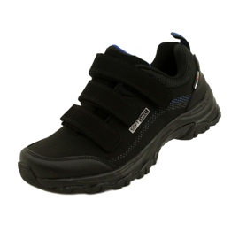 American Club Sapatos esportivos femininos da Softshell para Velcro American WT52/22 Black preto 5
