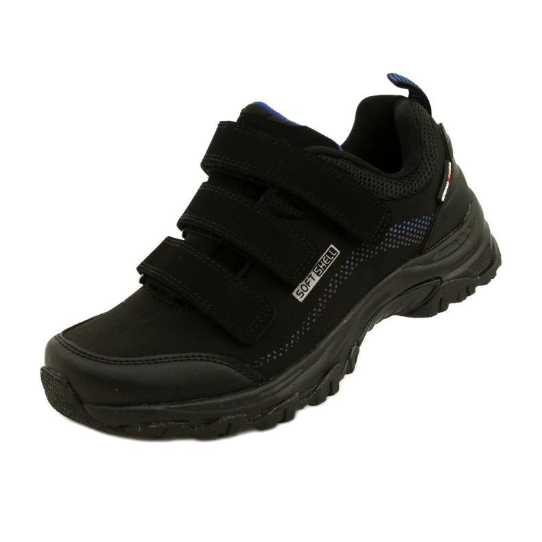 American Club Sapatos esportivos femininos da Softshell para Velcro American WT52/22 Black preto 5