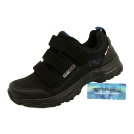 American Club Sapatos esportivos femininos da Softshell para Velcro American WT52/22 Black preto 7