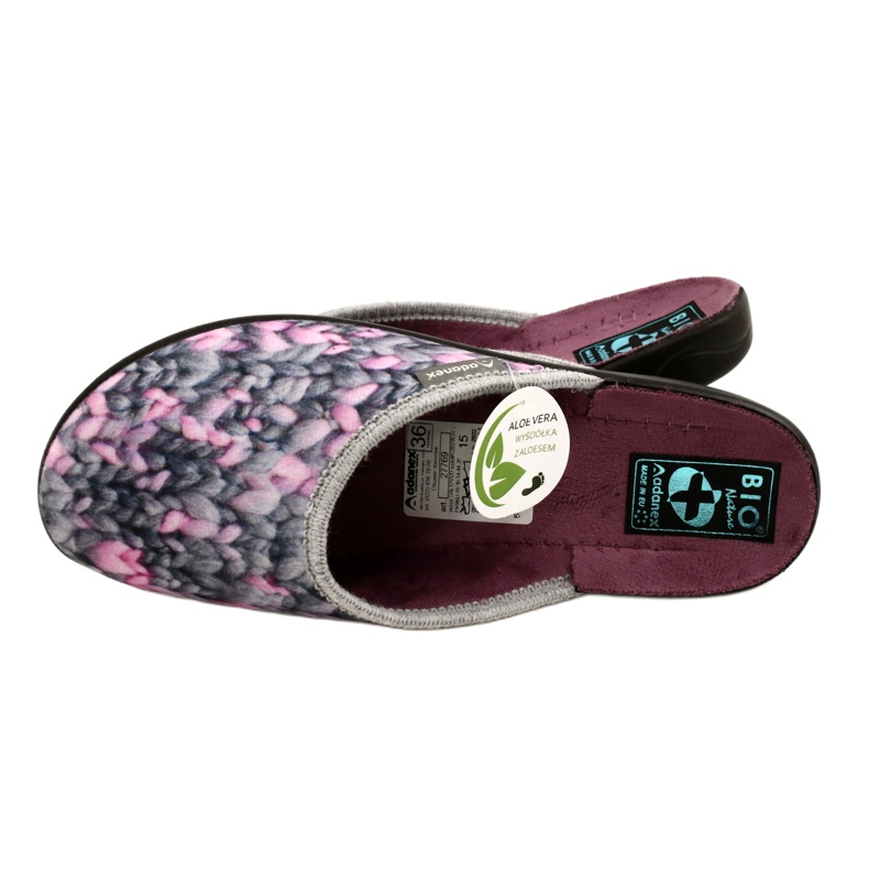Adanex Aloe Vera Motif Chinelos 27769 cinza 4