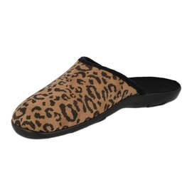 Sapatos femininos coloridos Befado 235D181 marrom 2