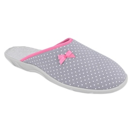 Sapatos femininos Befado pu 235D175 branco rosa cinza 1