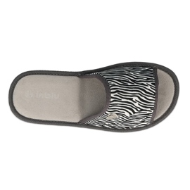 Befado Sapatos femininos Inblu 155D120 branco preto 2