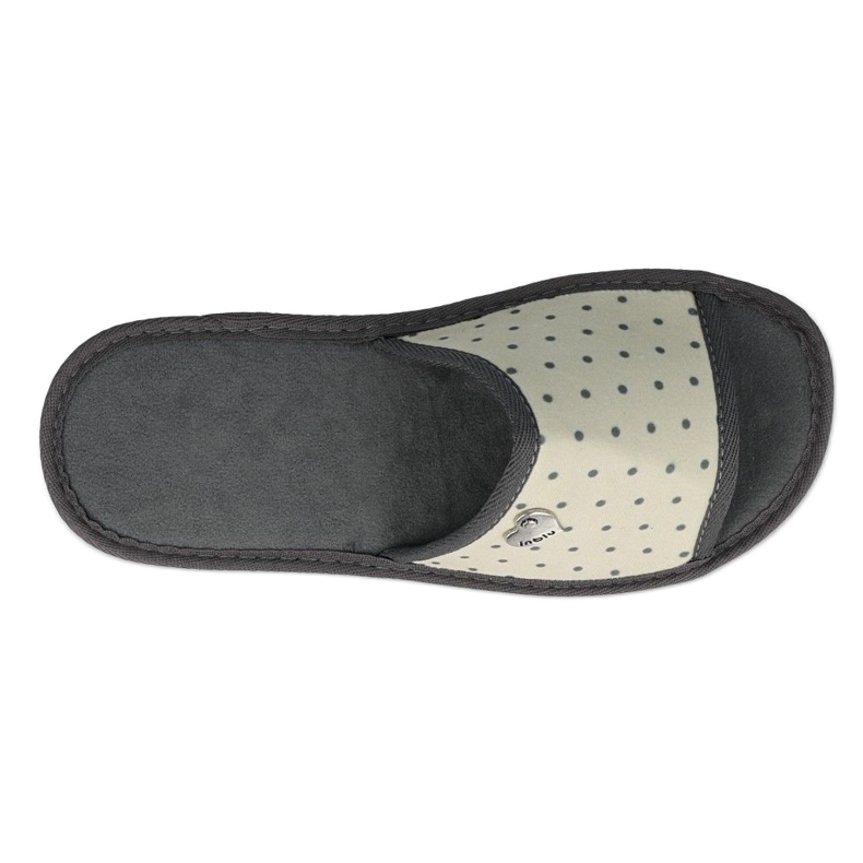 Sapatos femininos Inblu 155D104 bege cinza 5