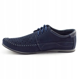 KOMODO Mocassim masculino 875 para o verão, azul marinho 1