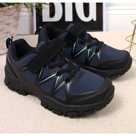 Tênis de trekking com velcro American Club Jr AM902B azul marinho azul-marinho 2