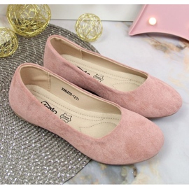 Eco suede bailarinas eVento Jr EVE358A rosa 2 Eco suede bailarinas eVento Jr EVE358A rosa 2