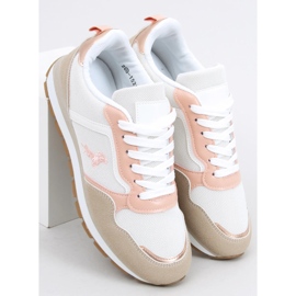 Sapatos desportivos de mulher Furlo Pink bege branco rosa 2