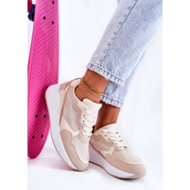 PG1 Tênis Feminino Clássico Bege Salema 2