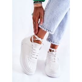 PG1 Tênis Esportivo Clássico de Couro Ecológico Branco Jennys 1