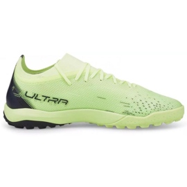Chuteiras Puma Ultra Match Tt 106903 01 amarelo verde 1