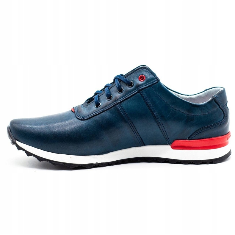 Joker Calçados casuais masculinos 301J azul marinho vermelho azul-marinho 1