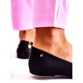 PH1 Bailarinas de borracha femininas laço preto Fergie 2