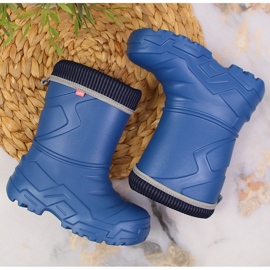 Galochas infantil Granada Befado com aquecedor removível azul marinho 2