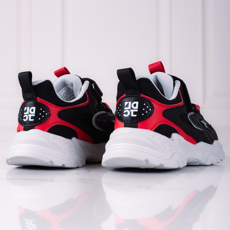 Tênis Shelovet meninos em uma plataforma preta grossa preto multicolorido 1