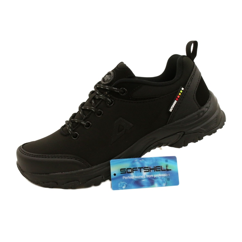 American Club Sapatos esportivos americanos Softshell à prova d'água WT88/22 preto 6