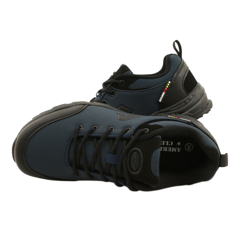 American Club Sapatos esportivos americanos Softshell à prova d'água WT88 / 22 azul marinho 6