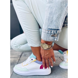 Tênis esportivo feminino Dory Purple branco roxo multicolorido 1