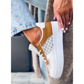 Calçado esportivo feminino Glovi White branco multicolorido 1