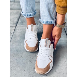 Treinadores Montse Khaki branco cáqui 1