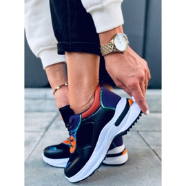 Tênis Otavia PRETO / LARANJA 1