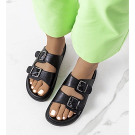 BM Chinelos pretos de mulher Grayson 1