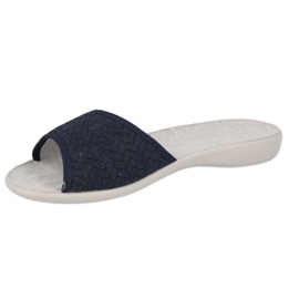 Sapatos femininos Befado pu 300D046 azul 3