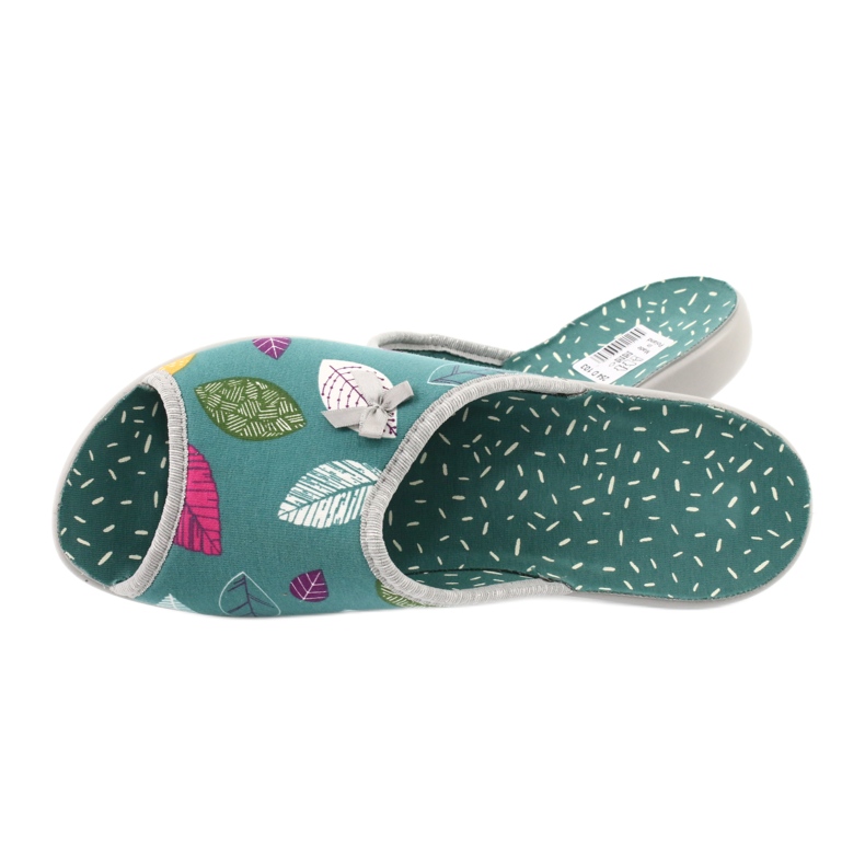 Sapatos femininos Befado pu 254D103 verde 4