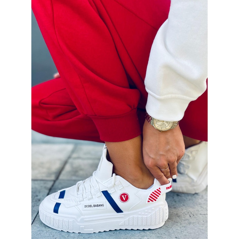 Tênis Bang Red branco vermelho 1