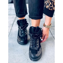 Tênis com corrente Peri Black destacável preto 1