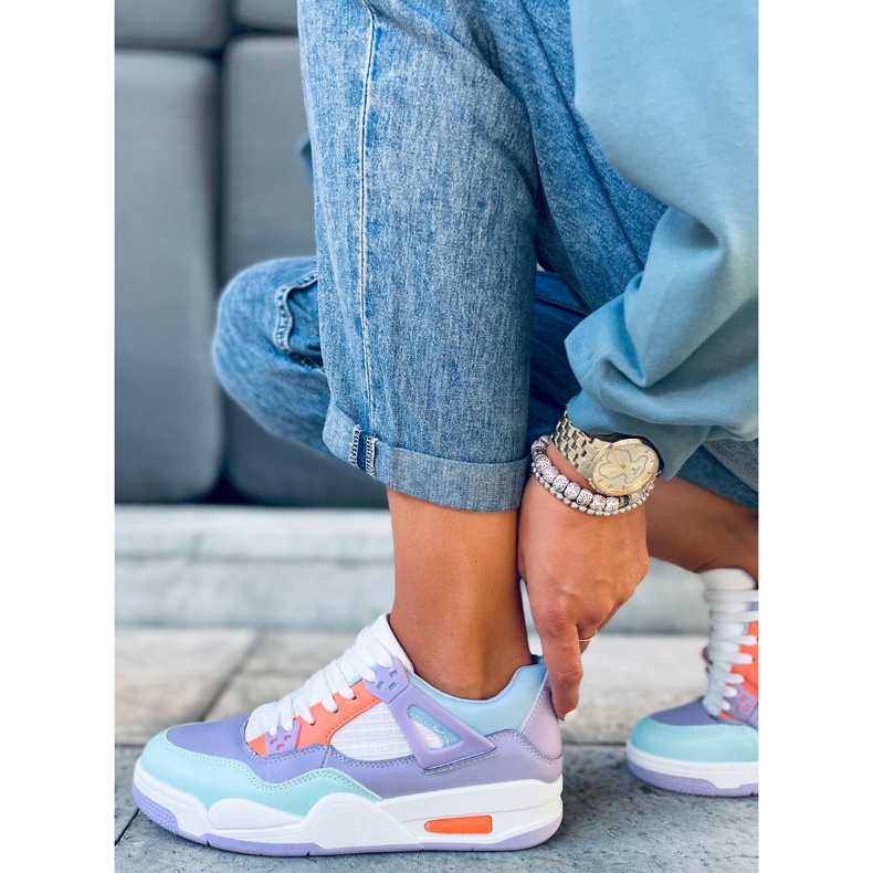 Tênis Inika Multi Purple branco tolet laranja multicolorido verde 1