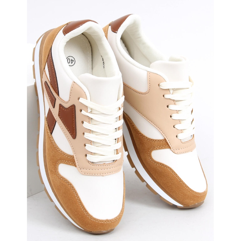 Calçado esportivo feminino Setto Camel marrom multicolorido 2
