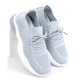 Meias Yetto Cinza multicolorido 2