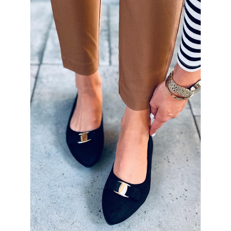 Janya Black bailarinas femininas preto 1