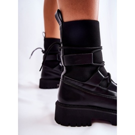 PS1 Trabalhadores de botas femininas com uma meia preta Fallor preto 1