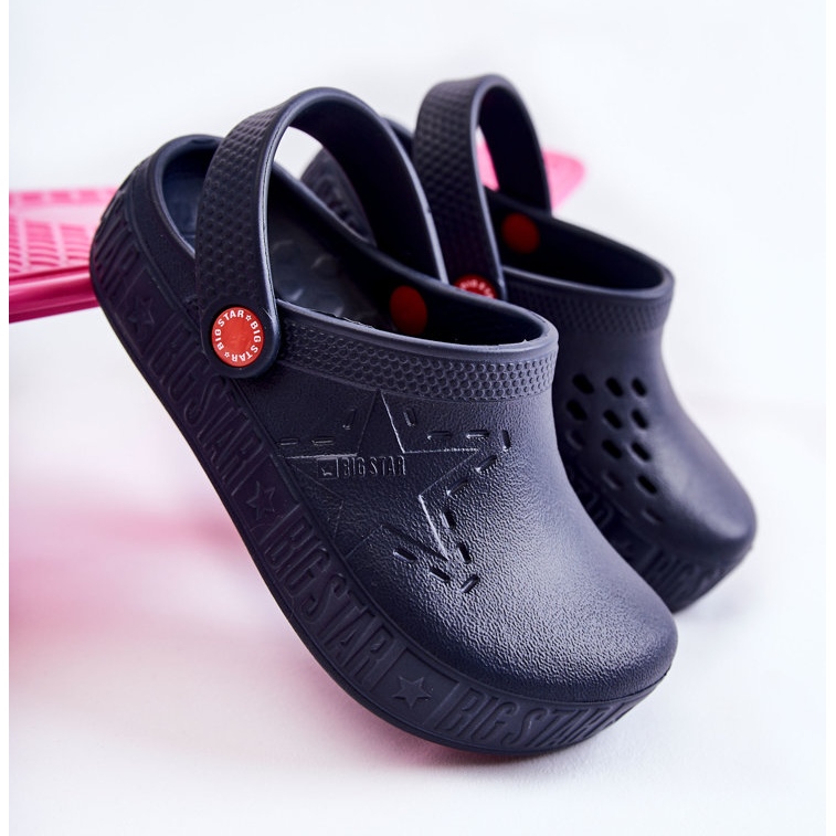 Chinelos leves para crianças Kroks Big Star II375002 Azul marinho 1